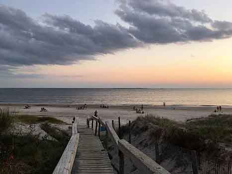 Weg zum Strand